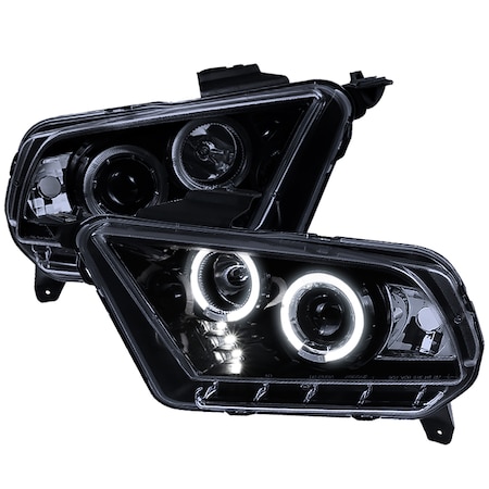 Spec-D Tuning 10-Up Ford Mustang Projector Headlight LHP-MST10G-TM